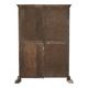 Jacobean Revival armoire, hand-carved, painted - 1840-1860
