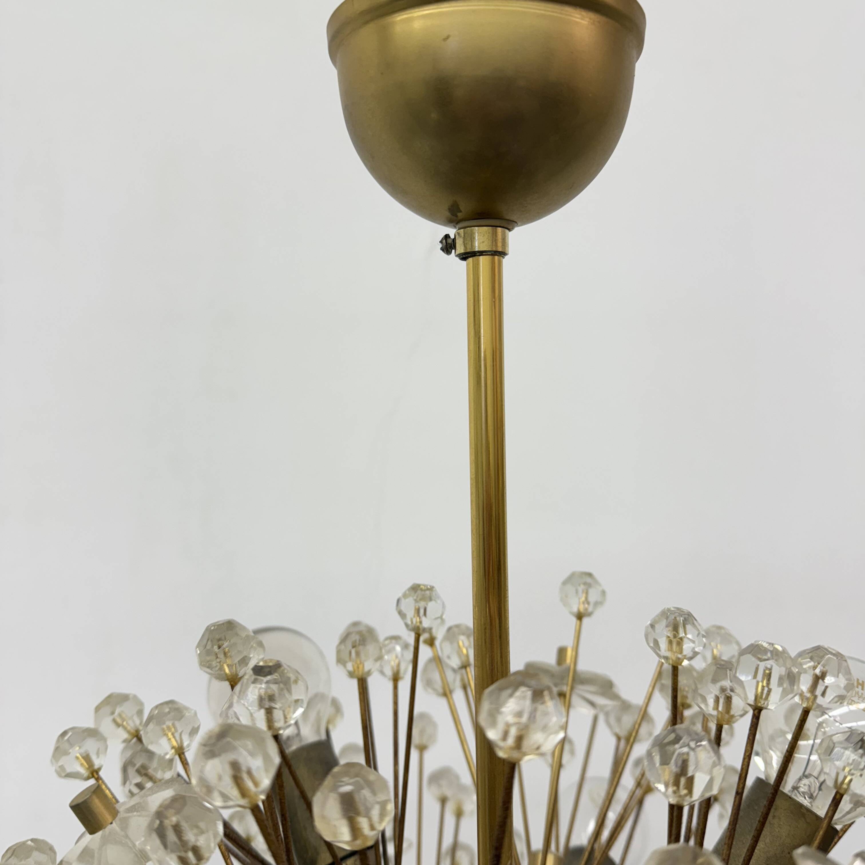 Starburst Brass Chandelier by Emil Stejnar, Austria 1960s