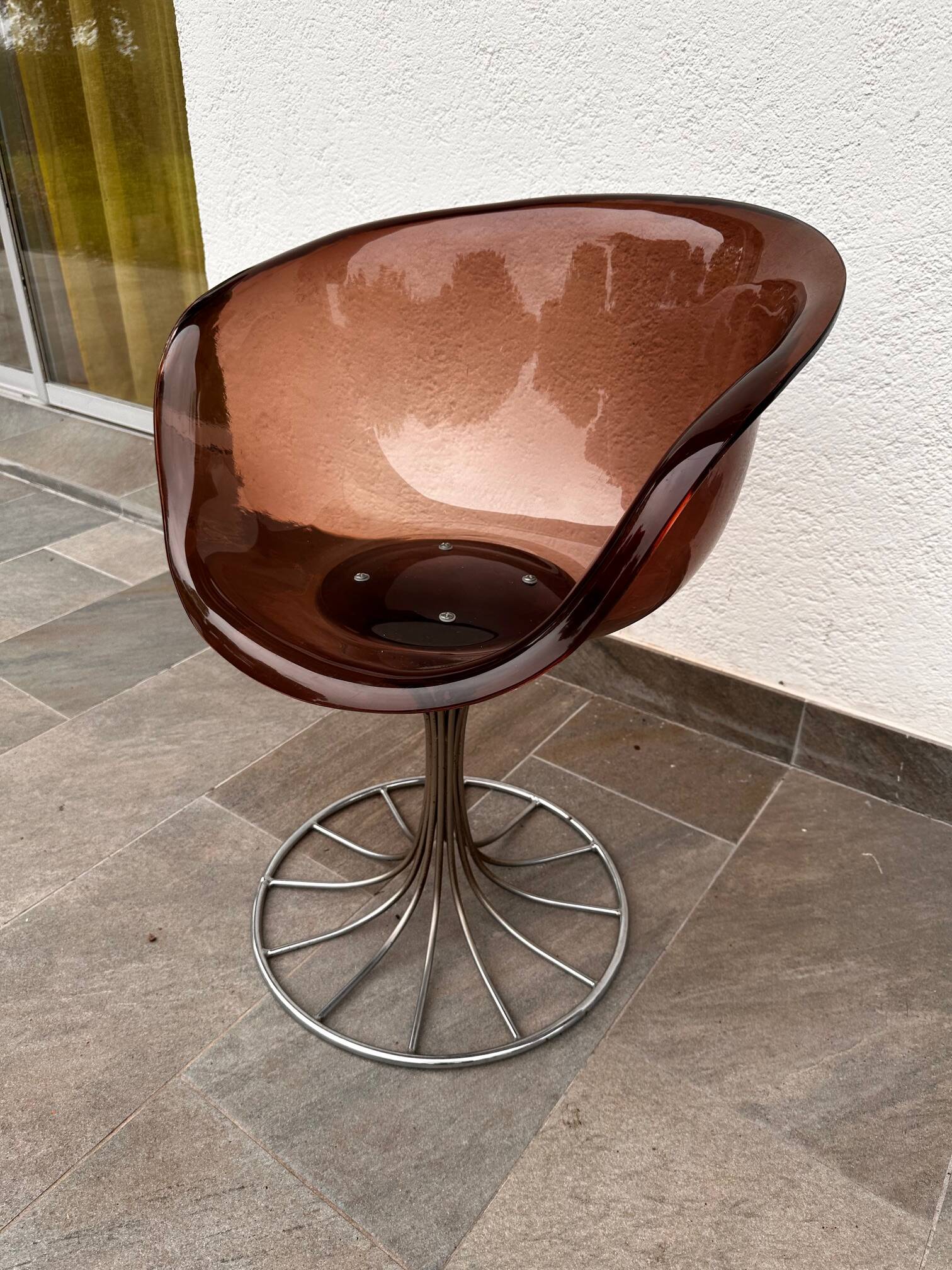 70s plexi armchair, Kartell type