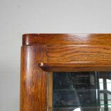 Art Deco display cabinet with sliding glass doors