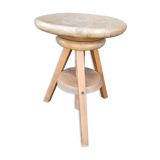 Tabouret à vis d'atelier en bois de 46 à 65 cm