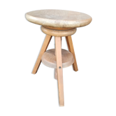 Wooden workshop screw stool from 46 to 65 cm