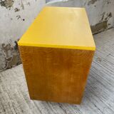 Furniture chest of drawers two-tone 60s