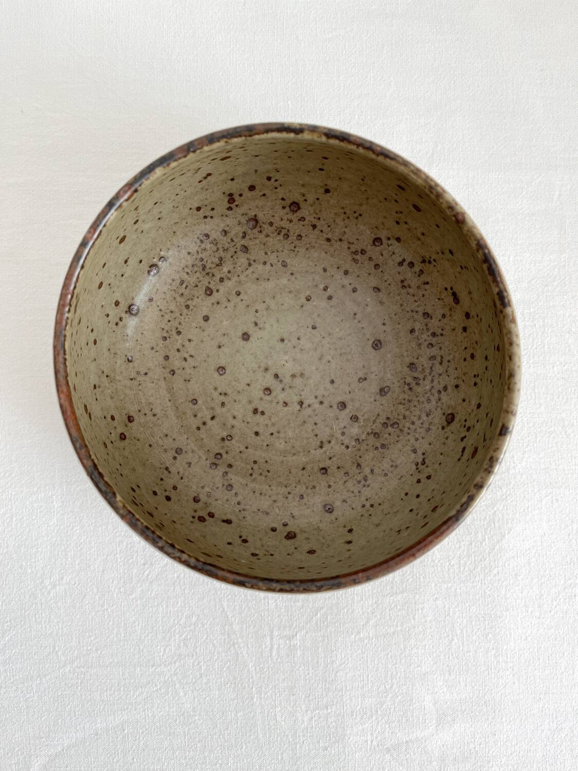 Le Cep vintage pyrite stoneware empty pocket bowl