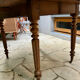 Round oak table with shutters
