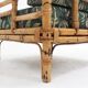 Vintage rattan armchairs Vivai del Sud 1970s , set of 2