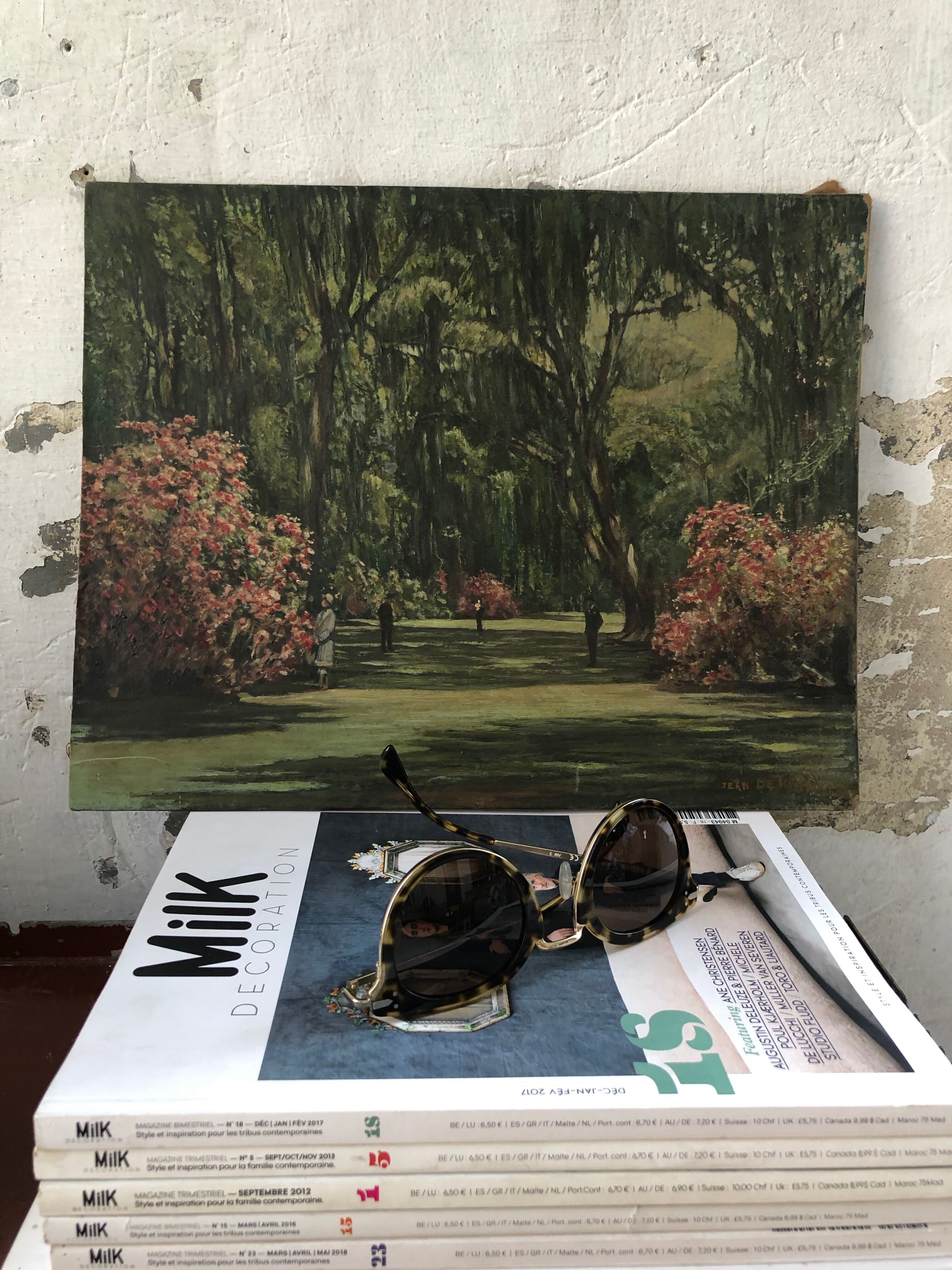 J.Ryck oil painting on cardboard