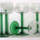 6 verres à vin d'Alsace sérigraphiés en très bon état