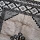 Handmade vintage Persian Gabbeh rug 111cm x 214cm, 1970s