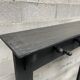 Vintage wooden restaurant cloakroom