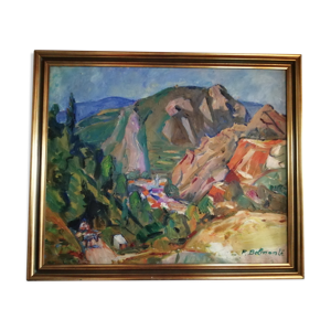 huile sur toile