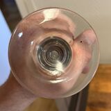 Set of eight important 19th century faceted cut crystal glasses