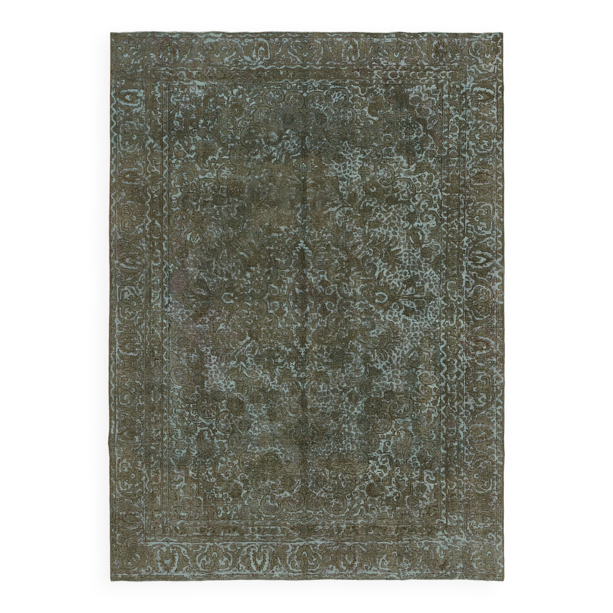 Hand-Knotted Anatolian Vintage 1970s 257 cm x 357 cm