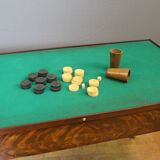 19th Century mahogany Tric Trac game table