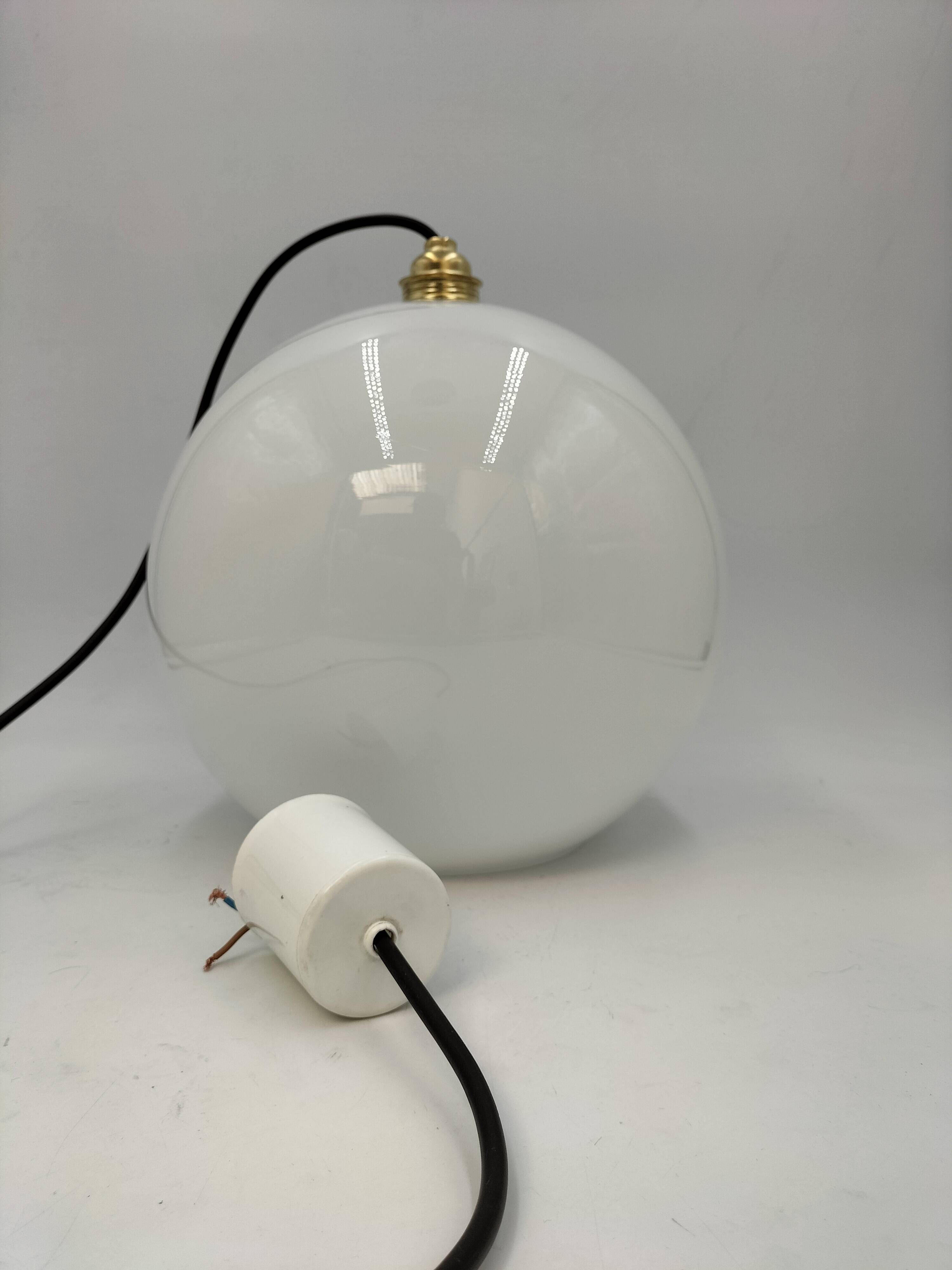 Opaline pendant light