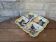 Old ceramic compartment plate HB Henriot Quimper