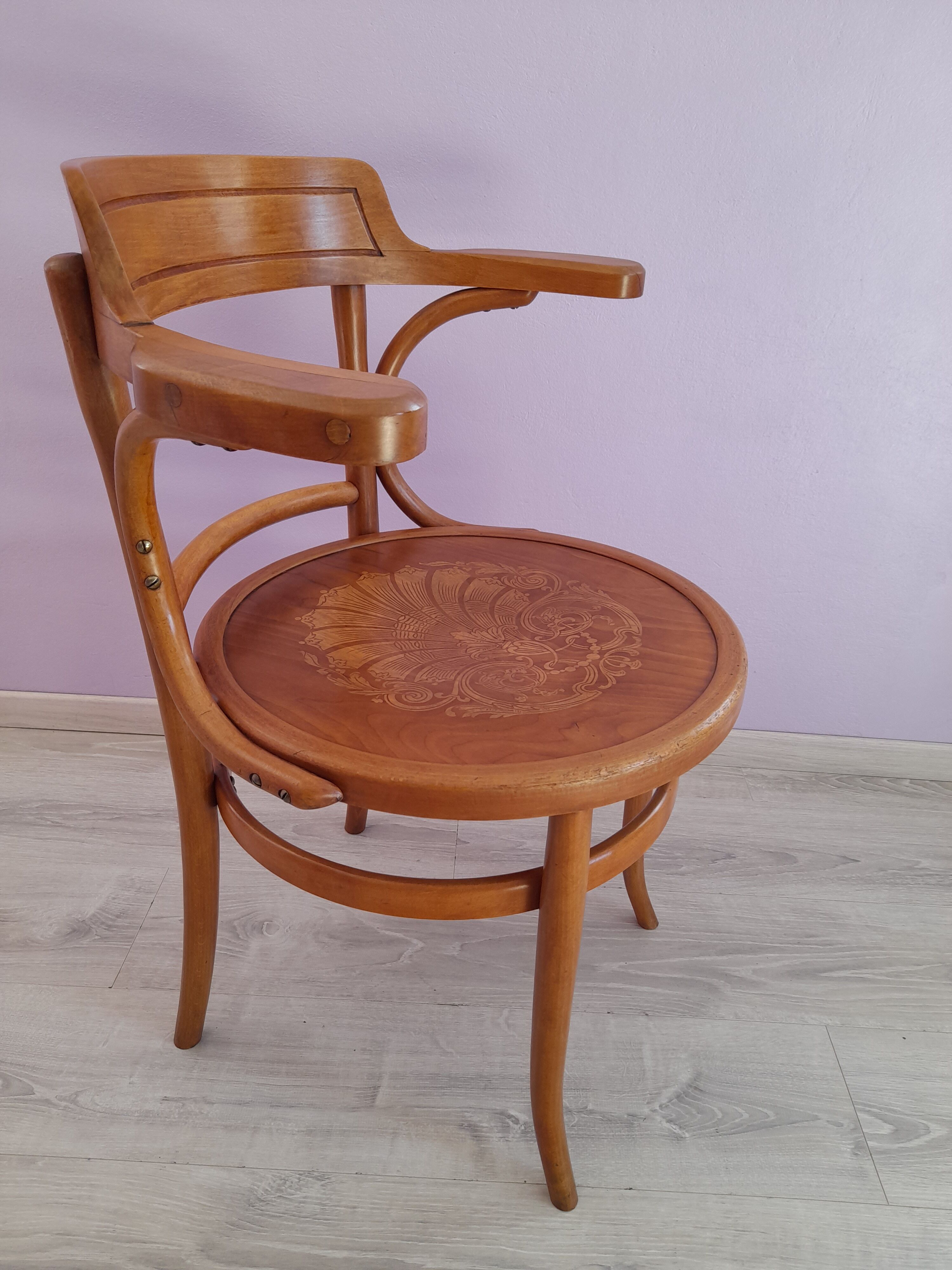 Bentwood office chair