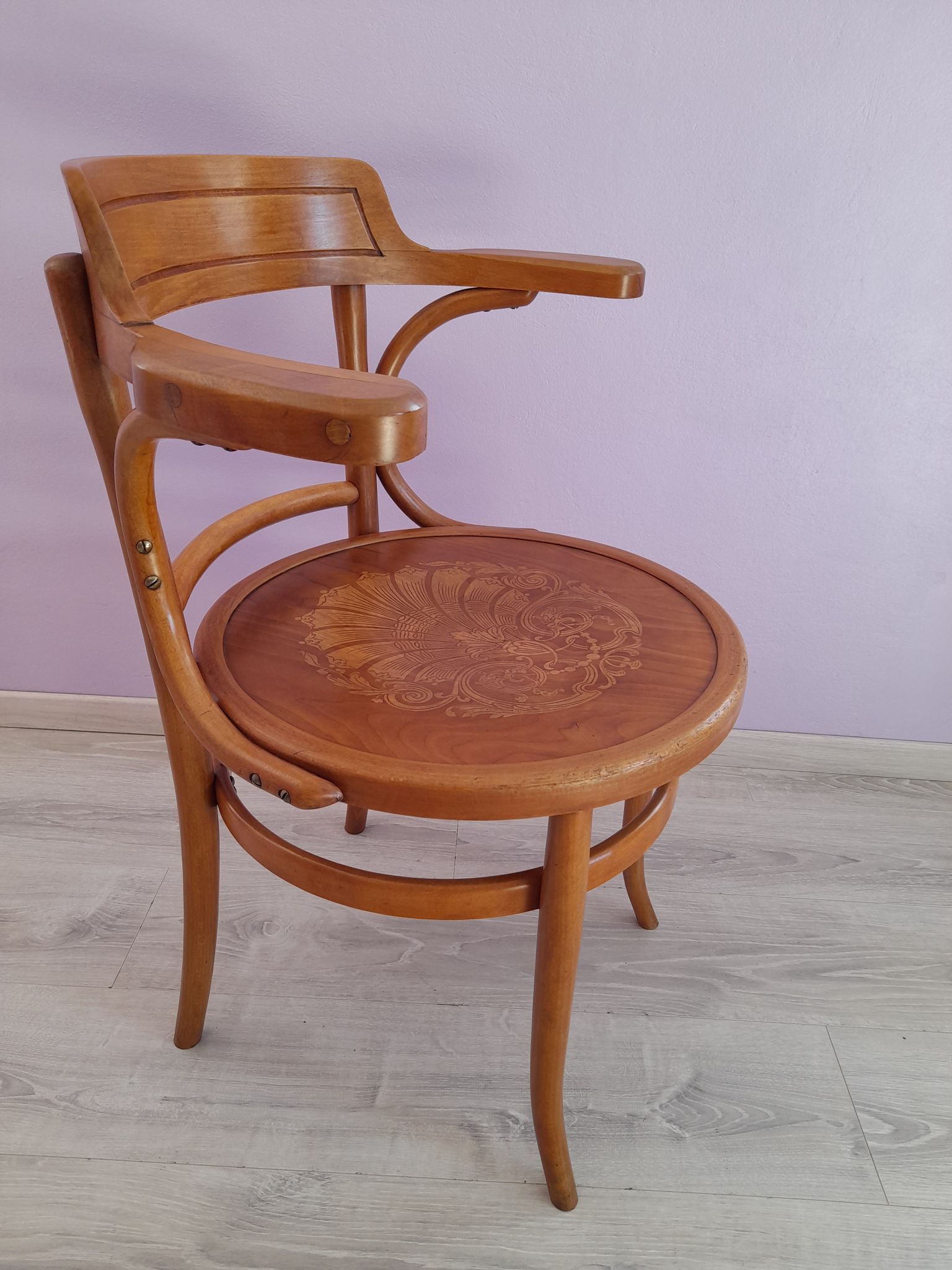 Bentwood office chair
