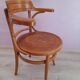 Fauteuil de bureau en bois courbé