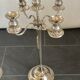Paire de candélabres en métal extra larges