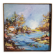 real landscape painting pond 80 cm