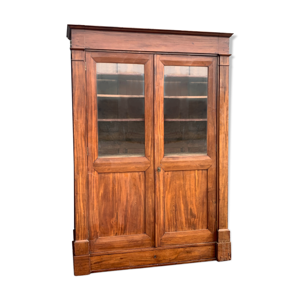 Bibliothèque en acajou d’époque directoire