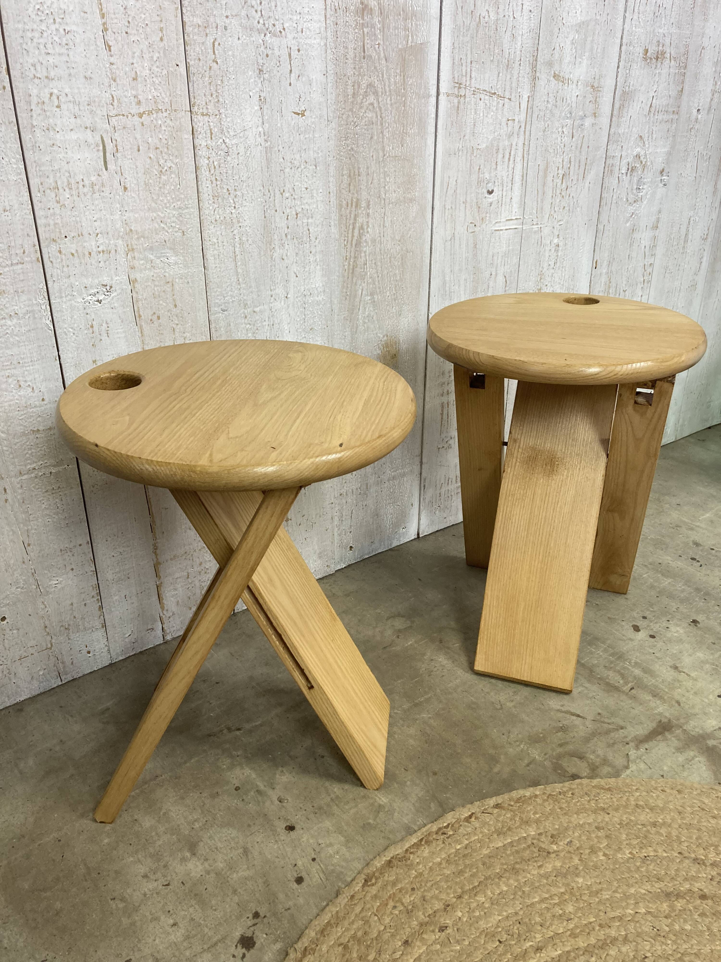 Pair of folding stools