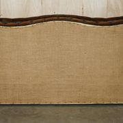 Canapé Chesterfield victorien en cuir serpentin teint à la main