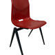 Chaise galvanitas vintage avec pieds compas