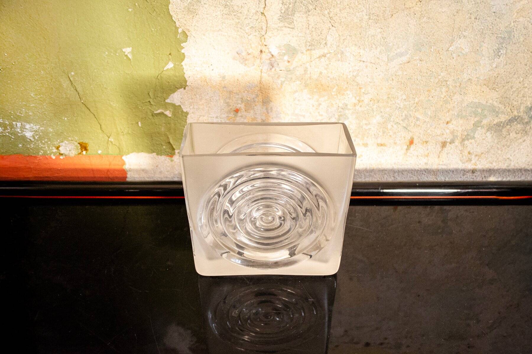 Glass vase by Horst Tünselmann for Peill & Putzler, Germany, 1960s