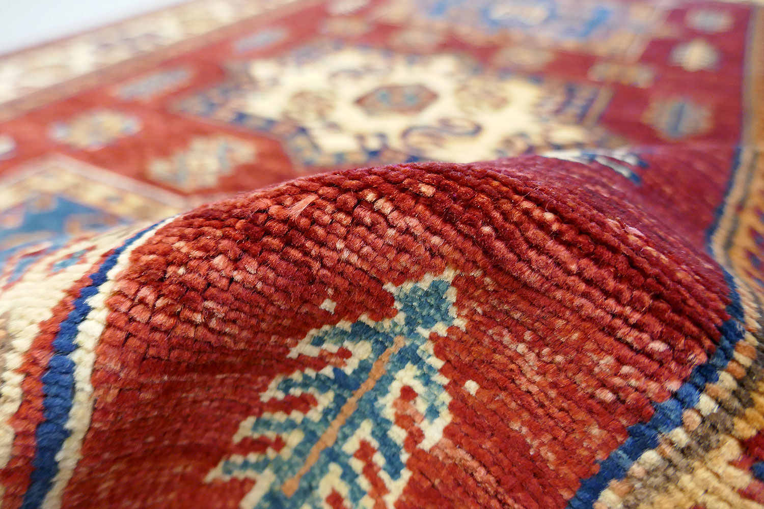 Oriental carpet "Kazak" extra fine 127 X 80 cm