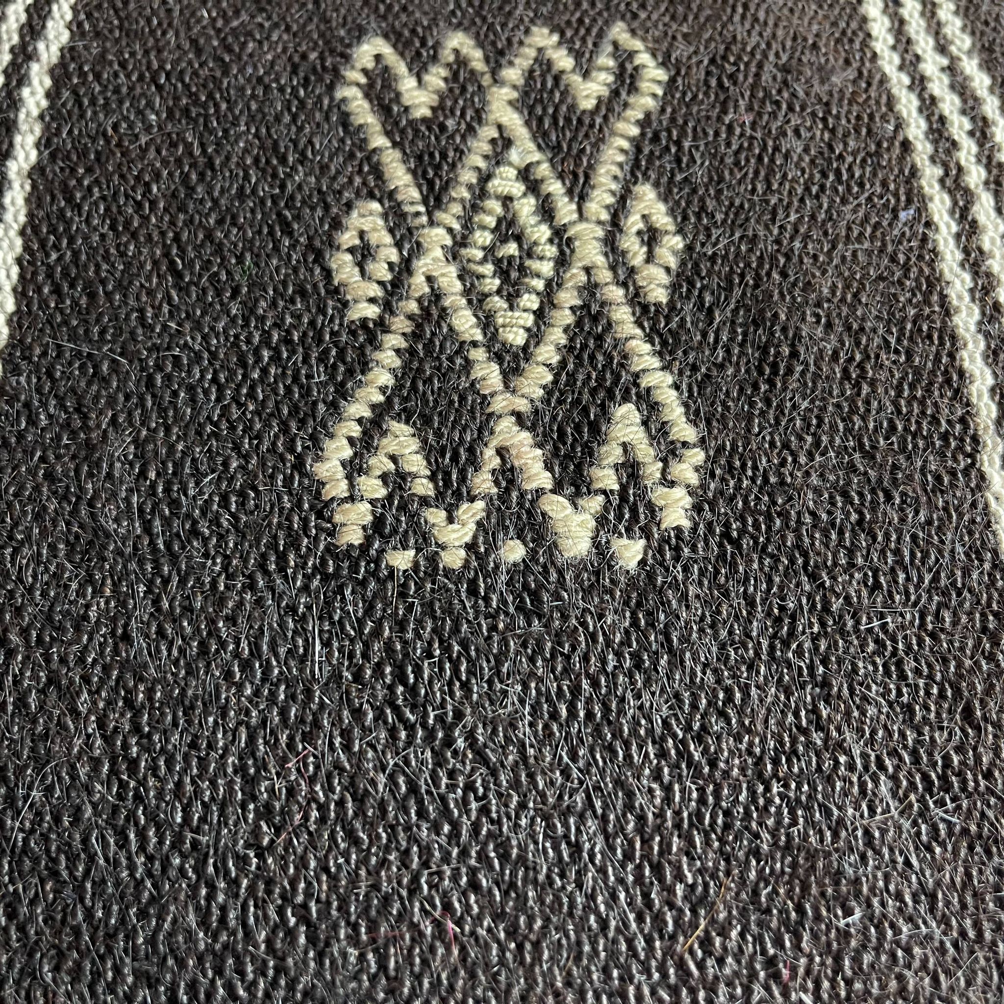 Vintage turkish kilim cushion cover , 55 x 55 cm