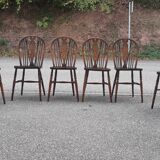 Set of 6 Windsor chairs
