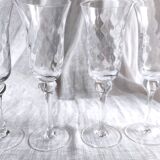 6 champagne flutes