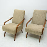 Pair of midcentury armchairs by Jaroslav Šmídek, 1960´s