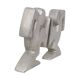 Designer Metal Bookends – La Linea (Osvaldo Cavandoli)