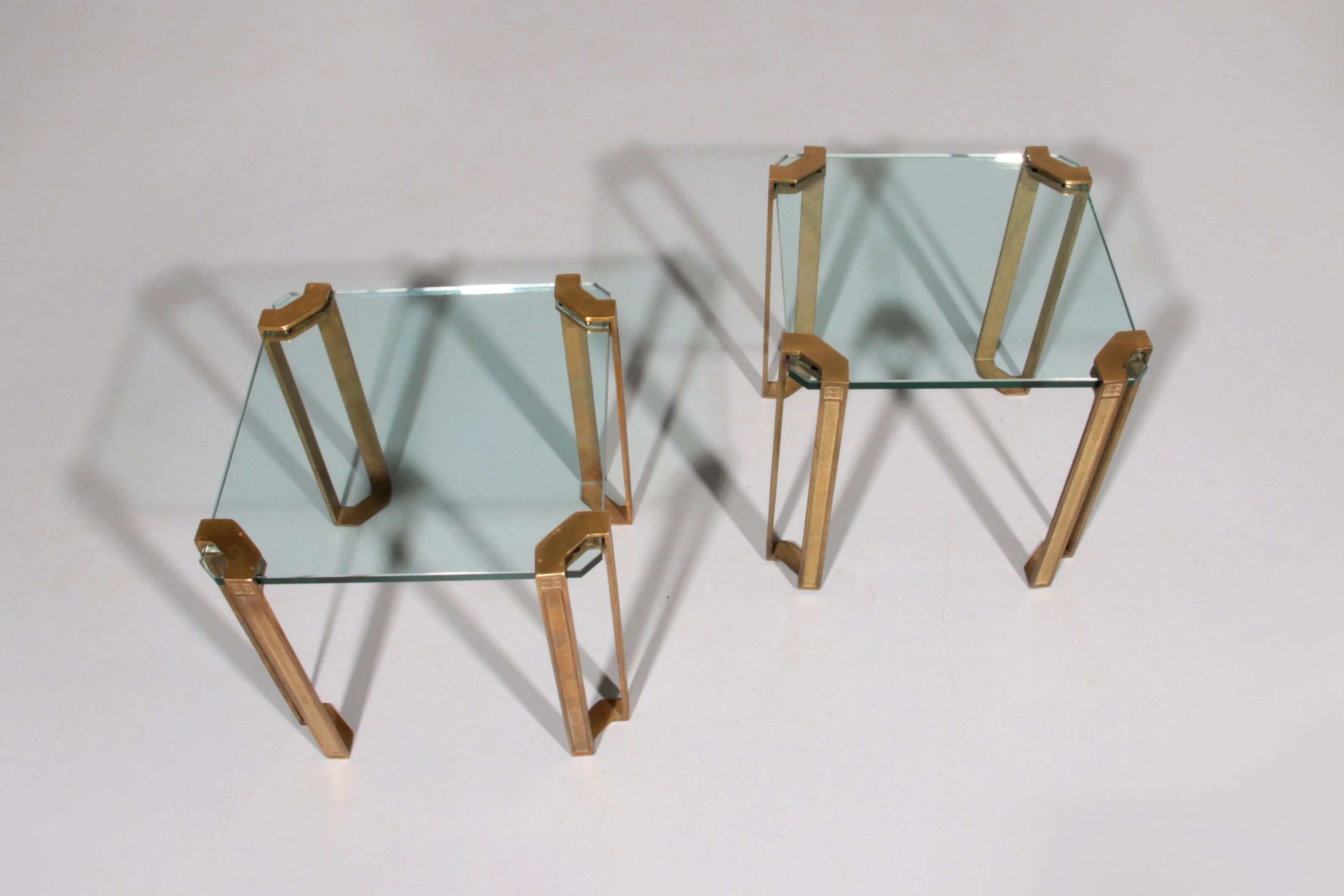 Peter Ghyczy T24 side tables, 1970s (40x40x45)