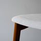 Lot de 4 chaises scandinaves vintage en teck des années 1950