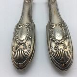 Stuffed silver salad cutlery