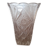Bohemian crystal vase