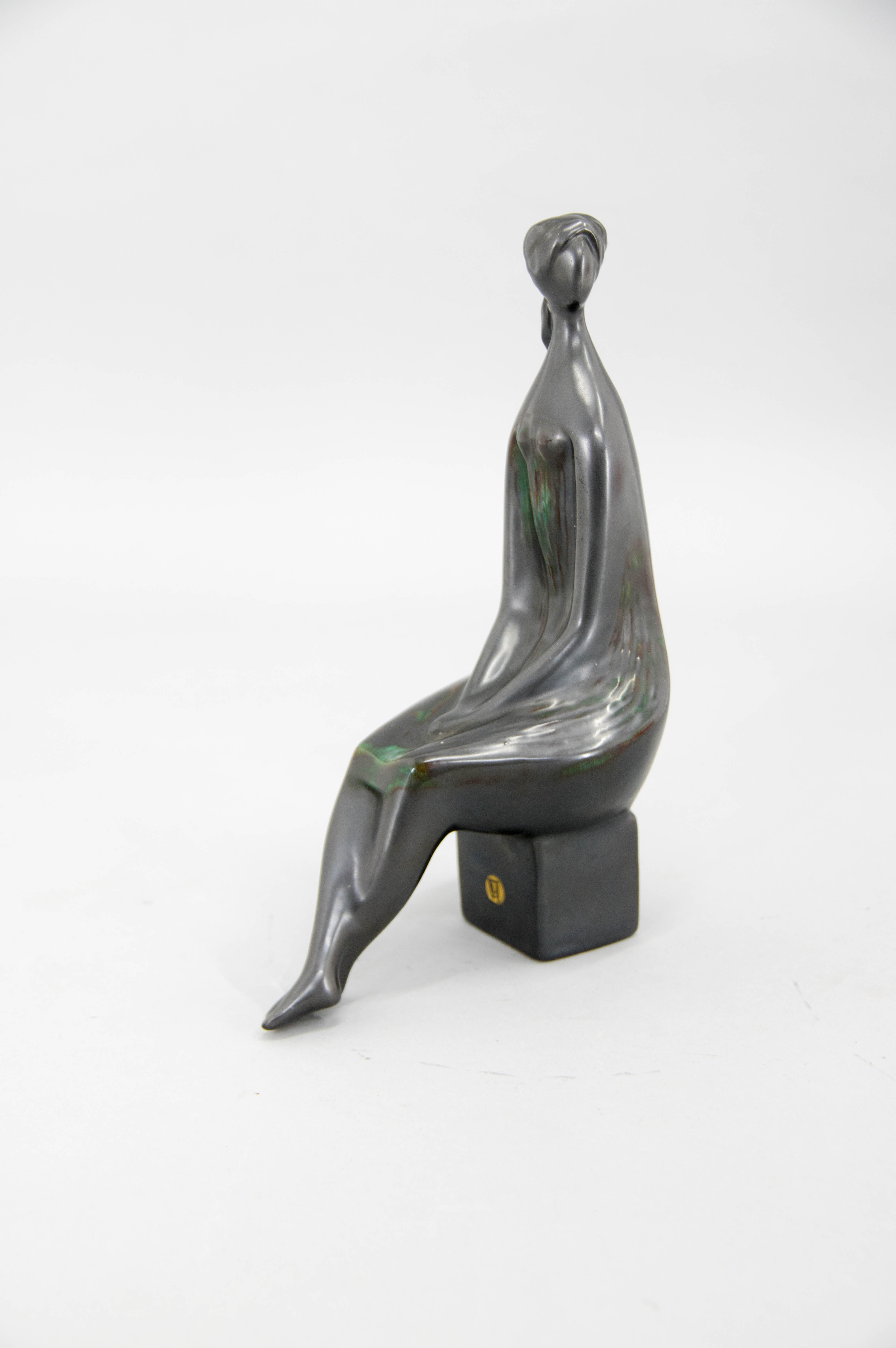 Midcentury Ceramic Sculpture by Jitka Forejtova, 1960s