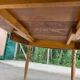 Table à manger ronde extensible Louis Philippe décapée en merisier massif 1