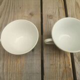 4 badonviller coffee cups colorful and golden decor