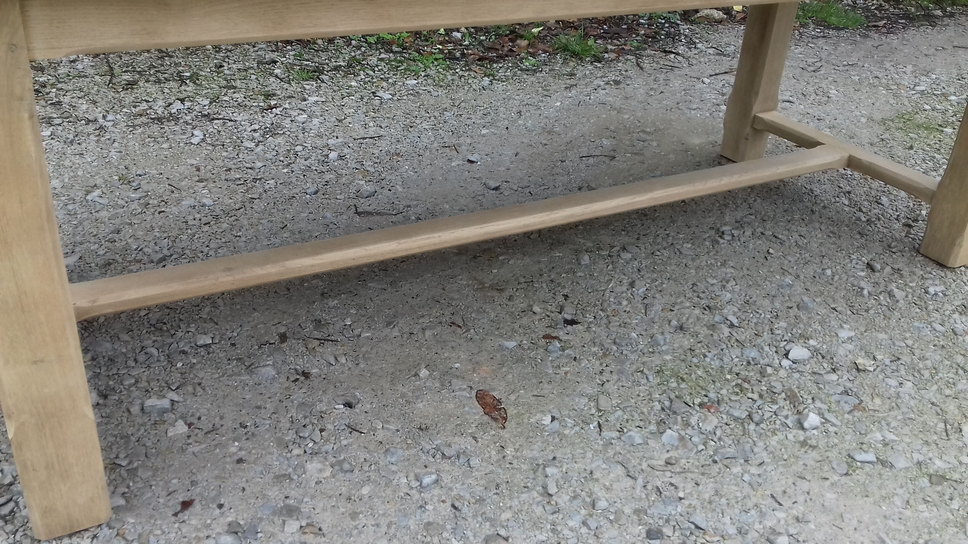 Farm table in solid oak