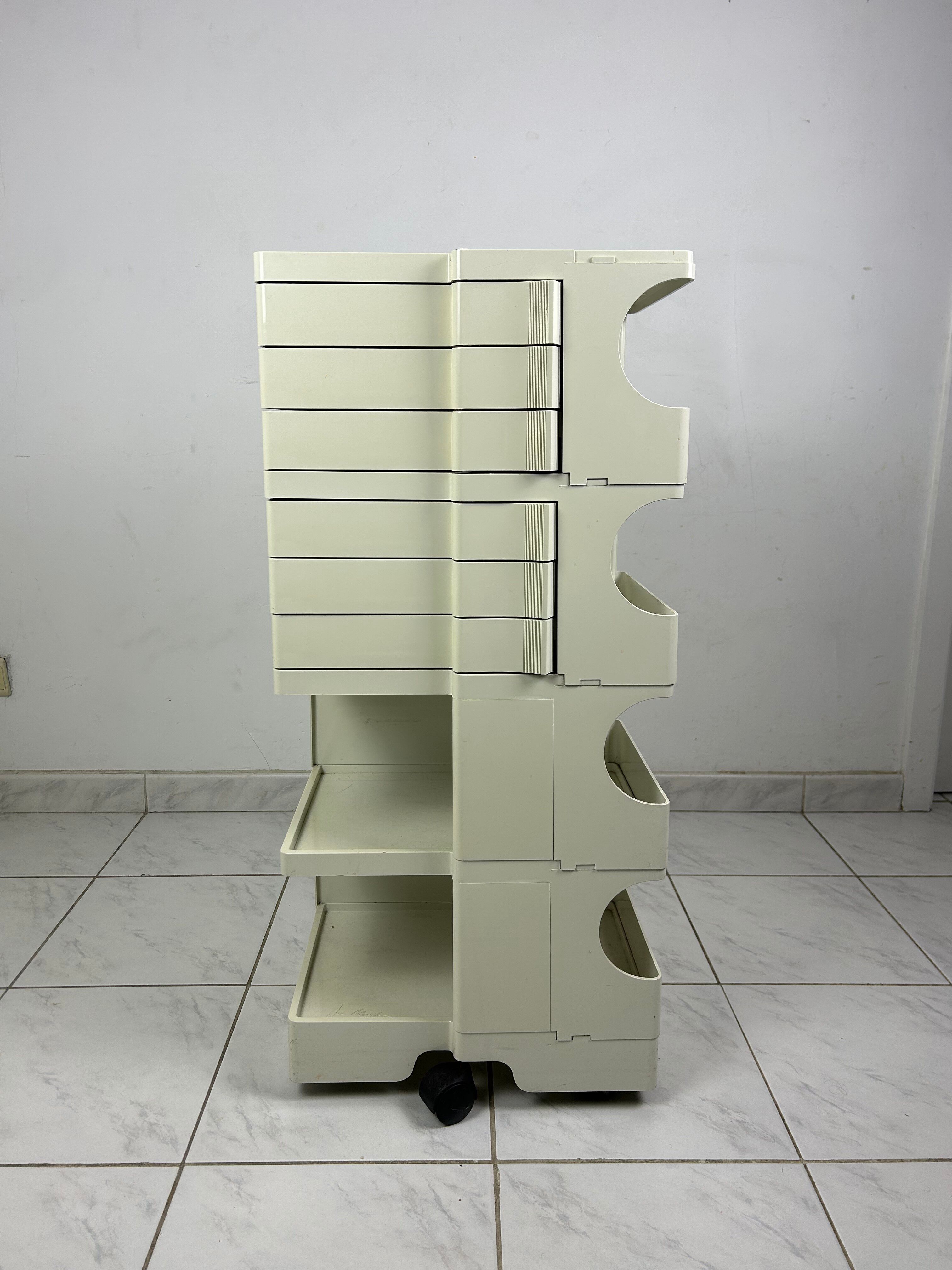 Vintage Boby trolley Joe Colombo Bieffeplast space age