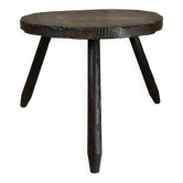 Vintage tripod coffee table in pine.