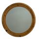 Round rattan mirror from the 60s Spain