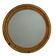 Round rattan mirror from the 60s Spain