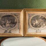 Pair of 18th century engravings, Nicolas Delaunay