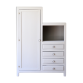 Asymmetrical cabinet